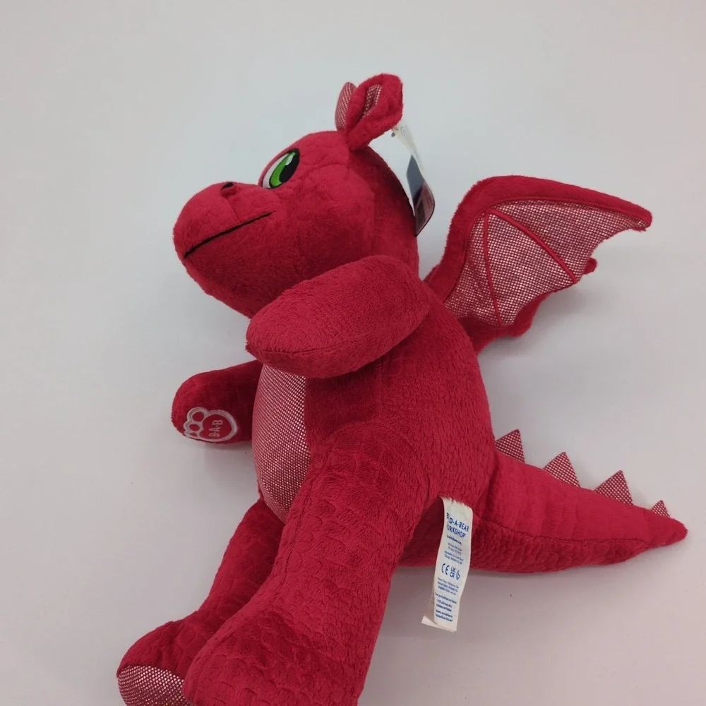 Build A Bear Ellie Red Dragon Plush 15